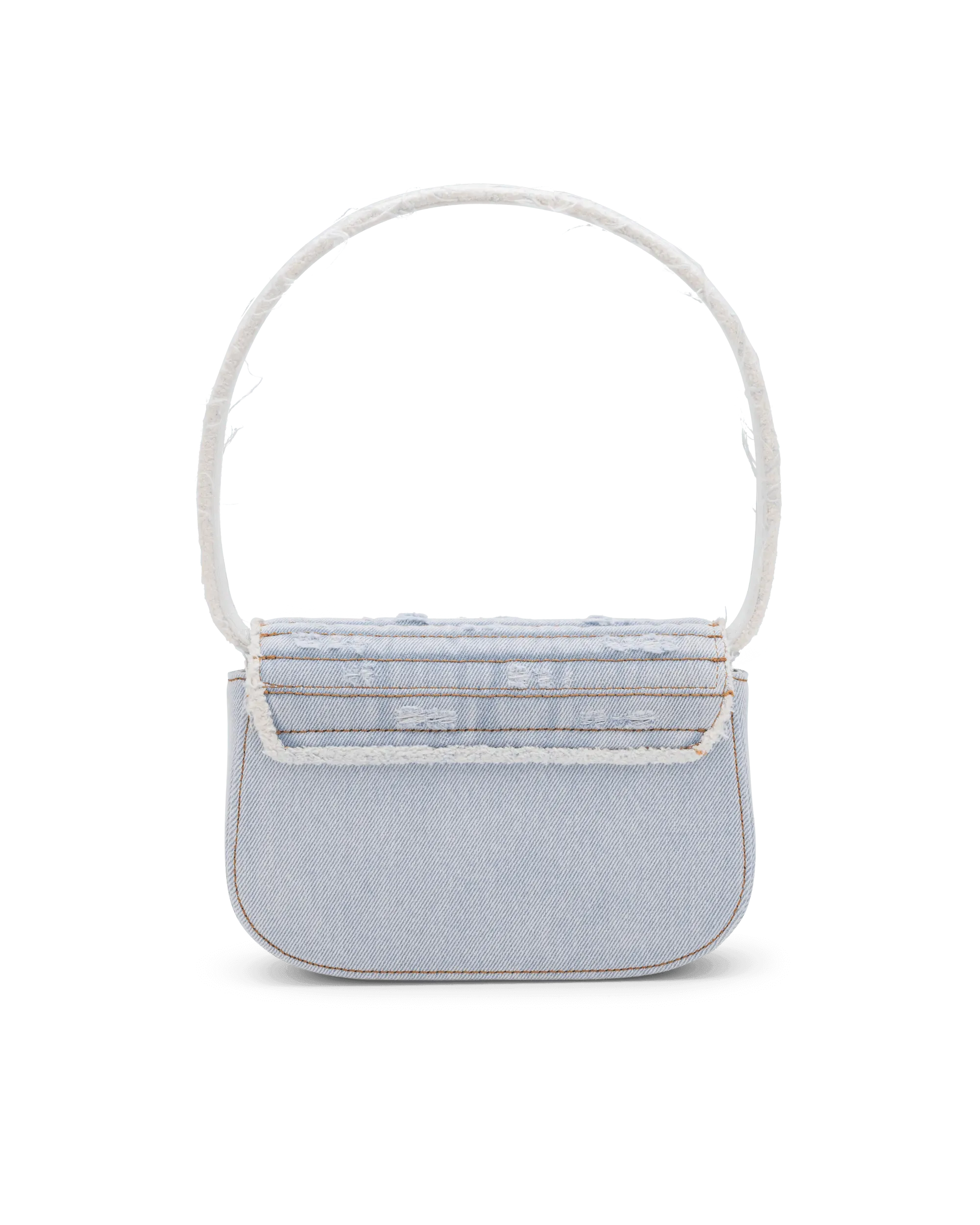 1DR Small Denim Crystal Shoulder Bag