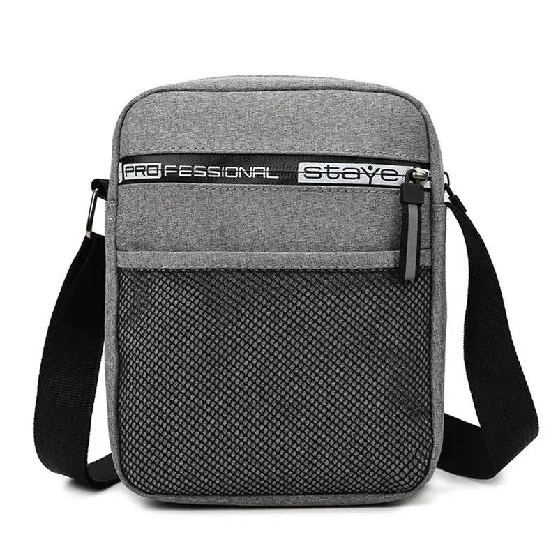 2024 Men Bags Male Canvas Shoulder Bags Unisex Crossbody Messenger Bags Large Retro Satchels for Travel Envelope Briefcase Tote