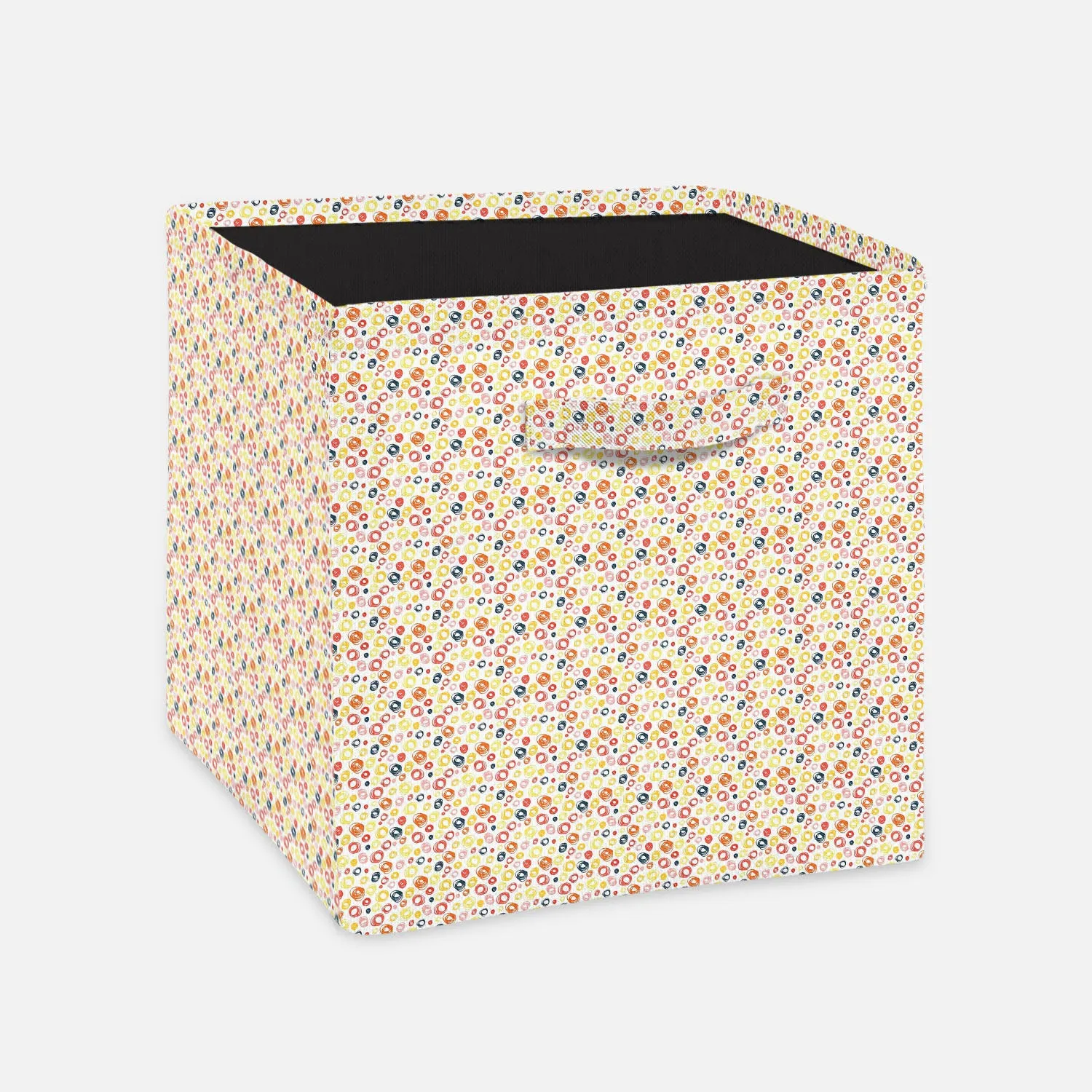 Abstract Doodle Foldable Open Storage Bin | Organizer Box, Toy Basket, Shelf Box, Laundry Bag | Canvas Fabric
