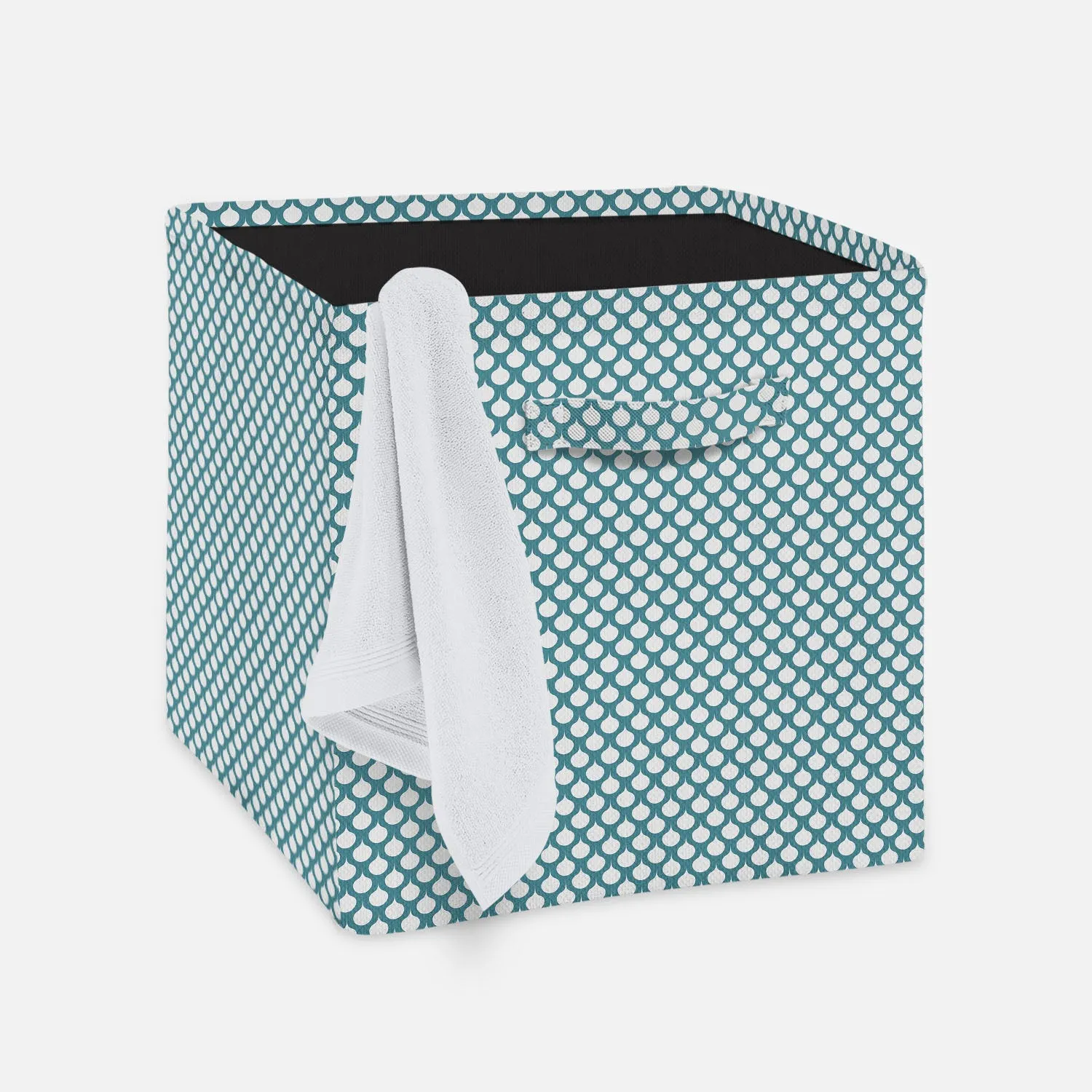 Abstract Ornament Foldable Open Storage Bin | Organizer Box, Toy Basket, Shelf Box, Laundry Bag | Canvas Fabric