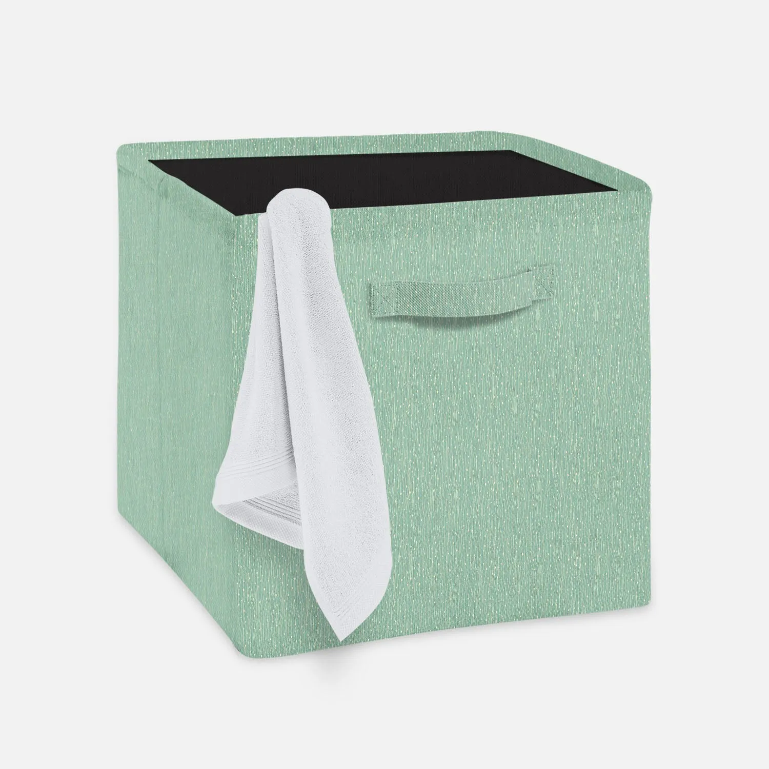 Abstract Style Foldable Open Storage Bin | Organizer Box, Toy Basket, Shelf Box, Laundry Bag | Canvas Fabric