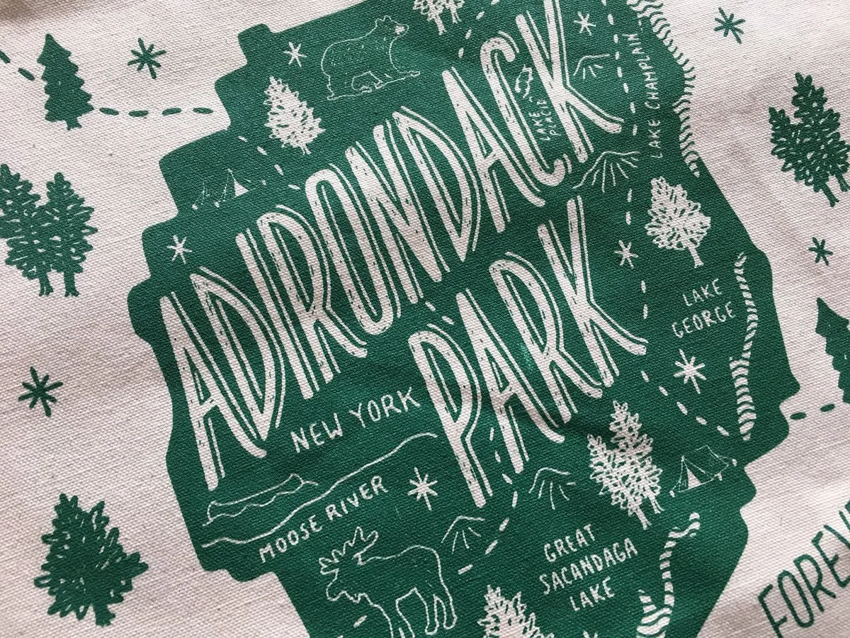 Adirondack Park, Tote Bag