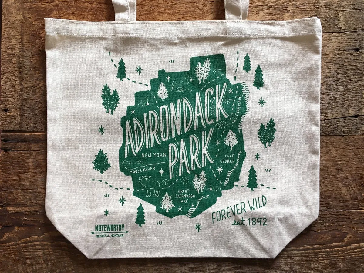 Adirondack Park, Tote Bag