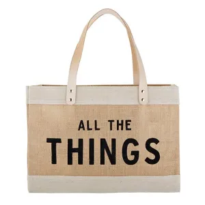 All The Things Jute Tote