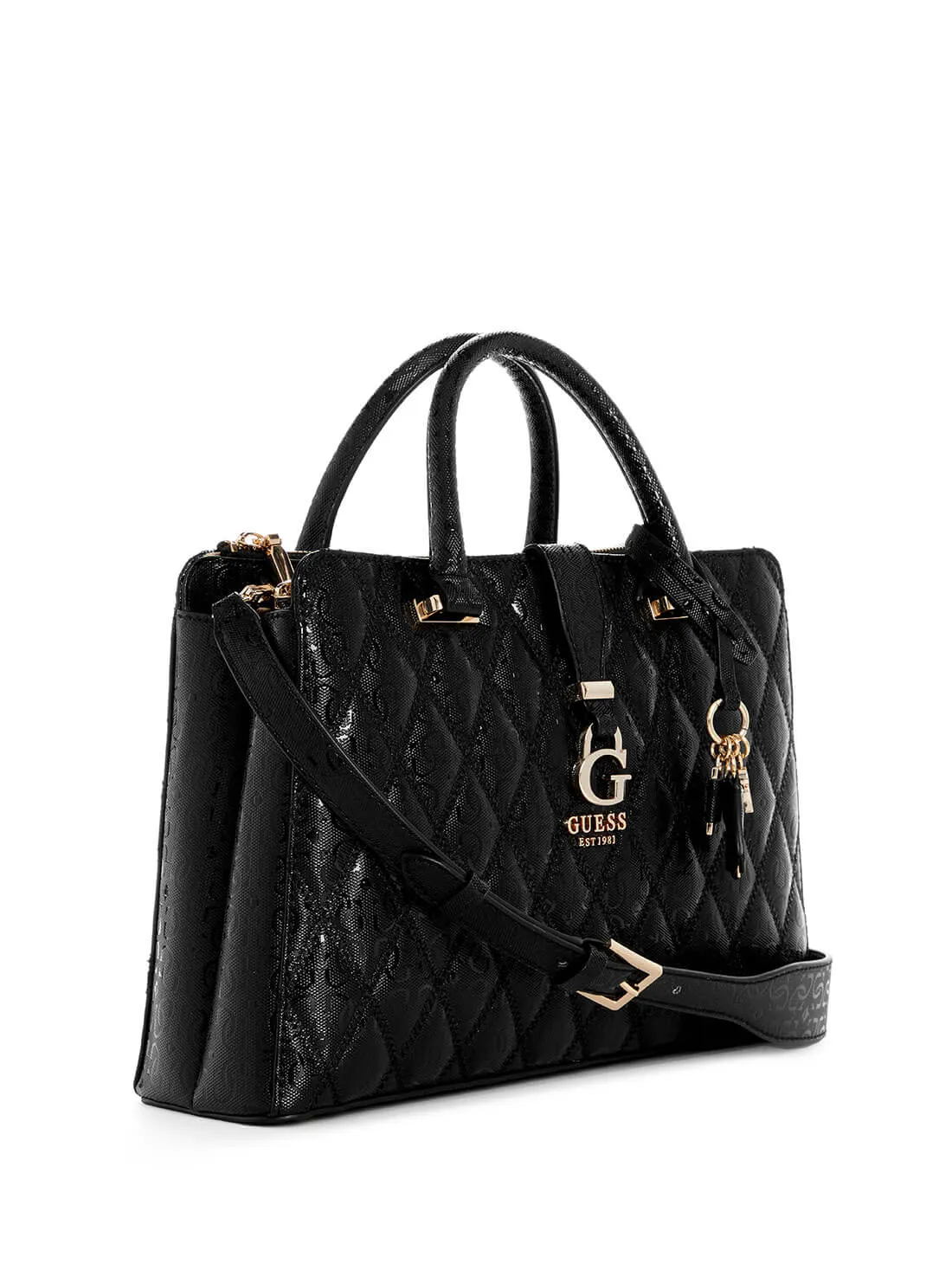 Black logo Adi Society Satchel Bag
