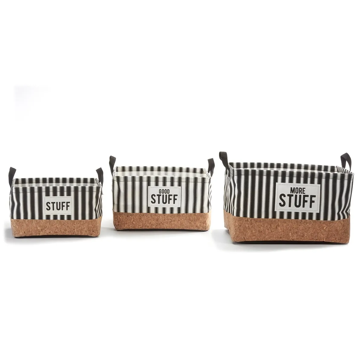 Canvas & Cork Storage Totes