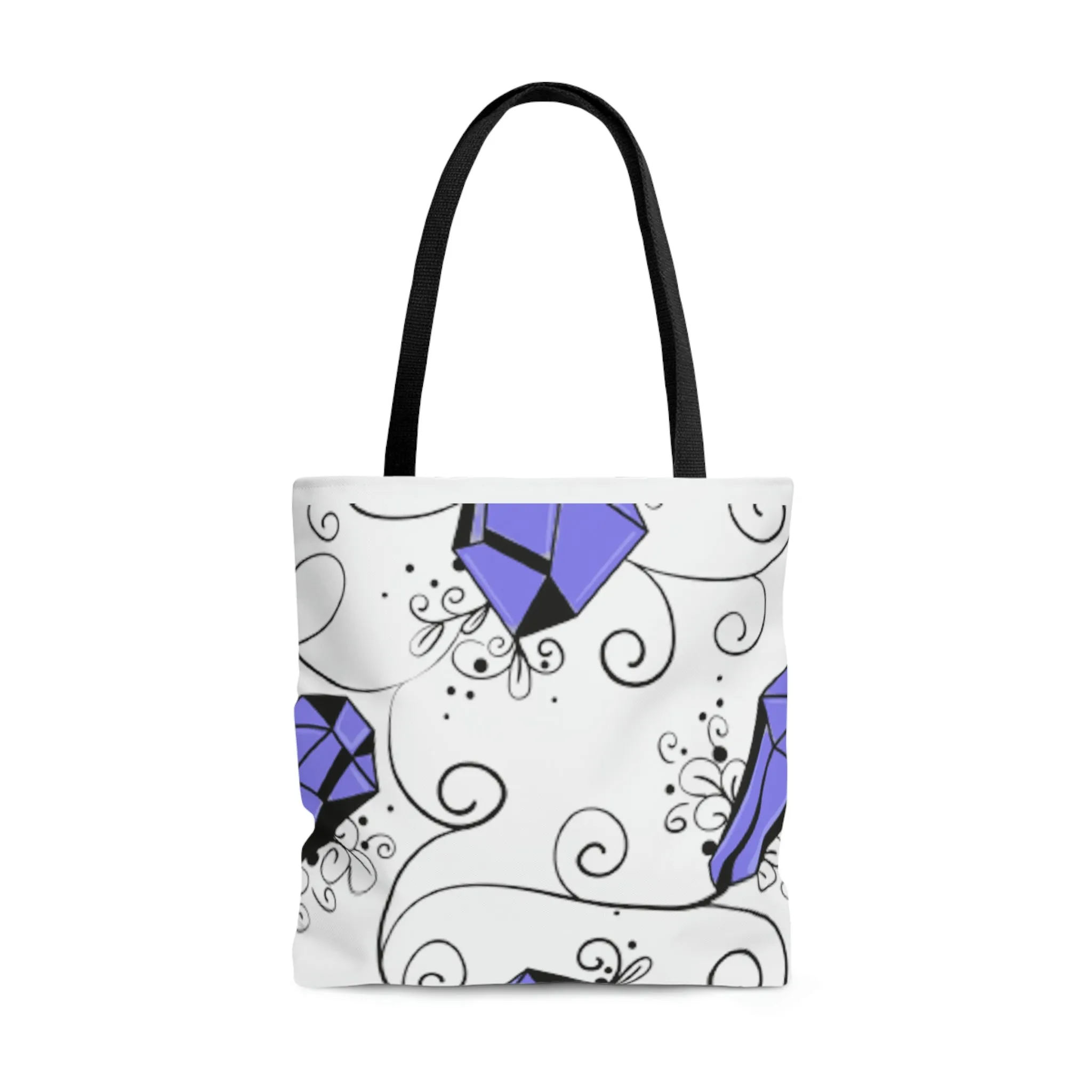 Crystal design AOP Tote Bag
