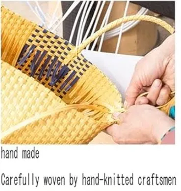 FA0005 Elysa See Through Hand Woven Eco Plastic Tote Bag