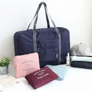 Foldable Large Duffel Bag Luggage Storage Bag Waterproof Travel Pouch Tote Bag