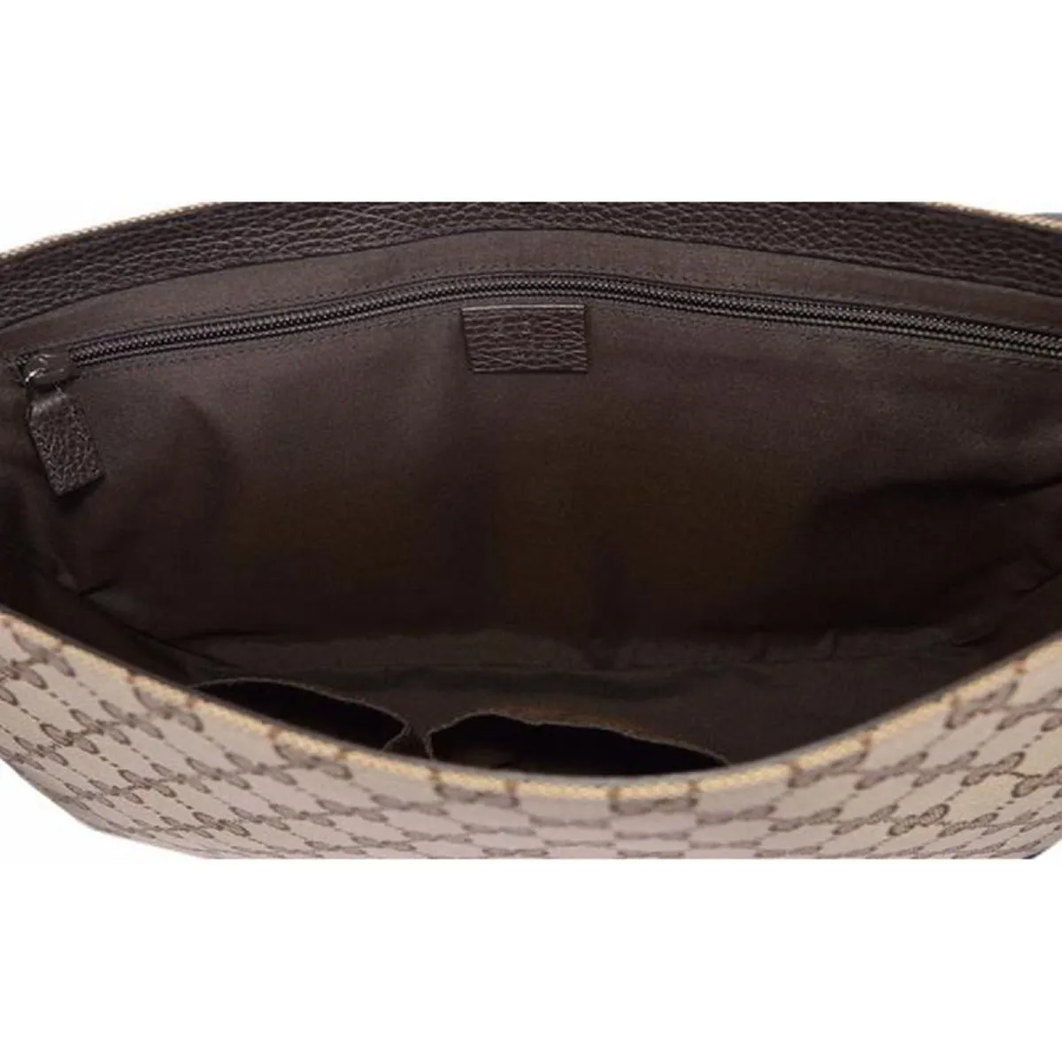 Gucci GG Guccissima Large Beige Canvas Crossbody Messenger Bag 449171