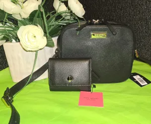 Kate Spade Staci Saffiano Leather Camera Bag Crossbody Shoulderbag with Wallet