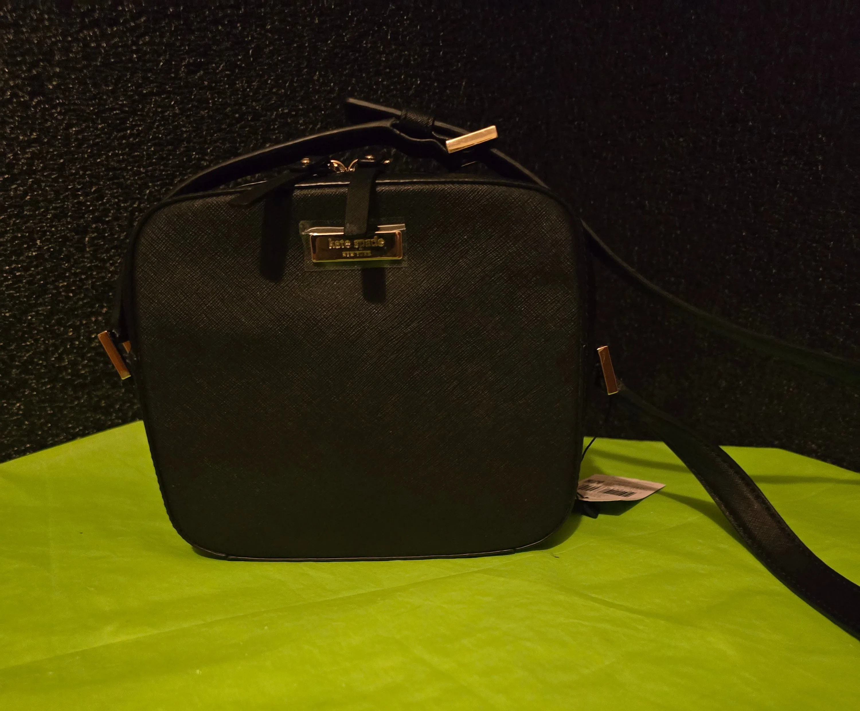Kate Spade Staci Saffiano Leather Camera Bag Crossbody Shoulderbag with Wallet