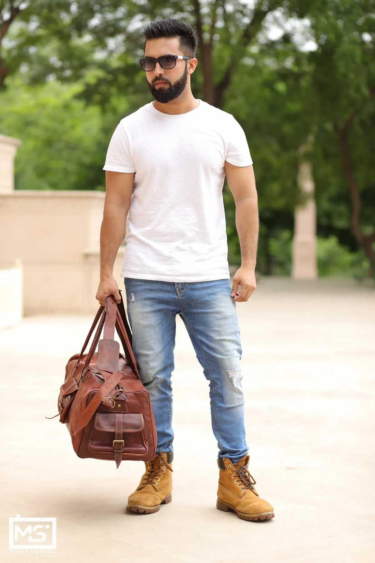Leather Duffel Bag