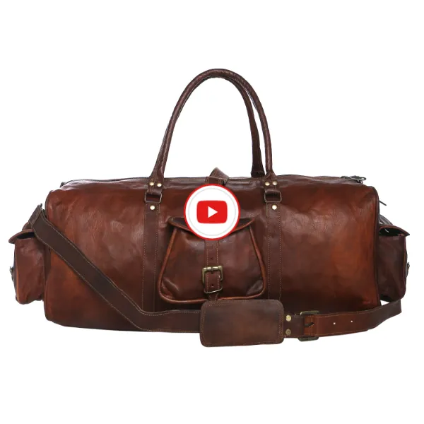 Leather Duffel Bag