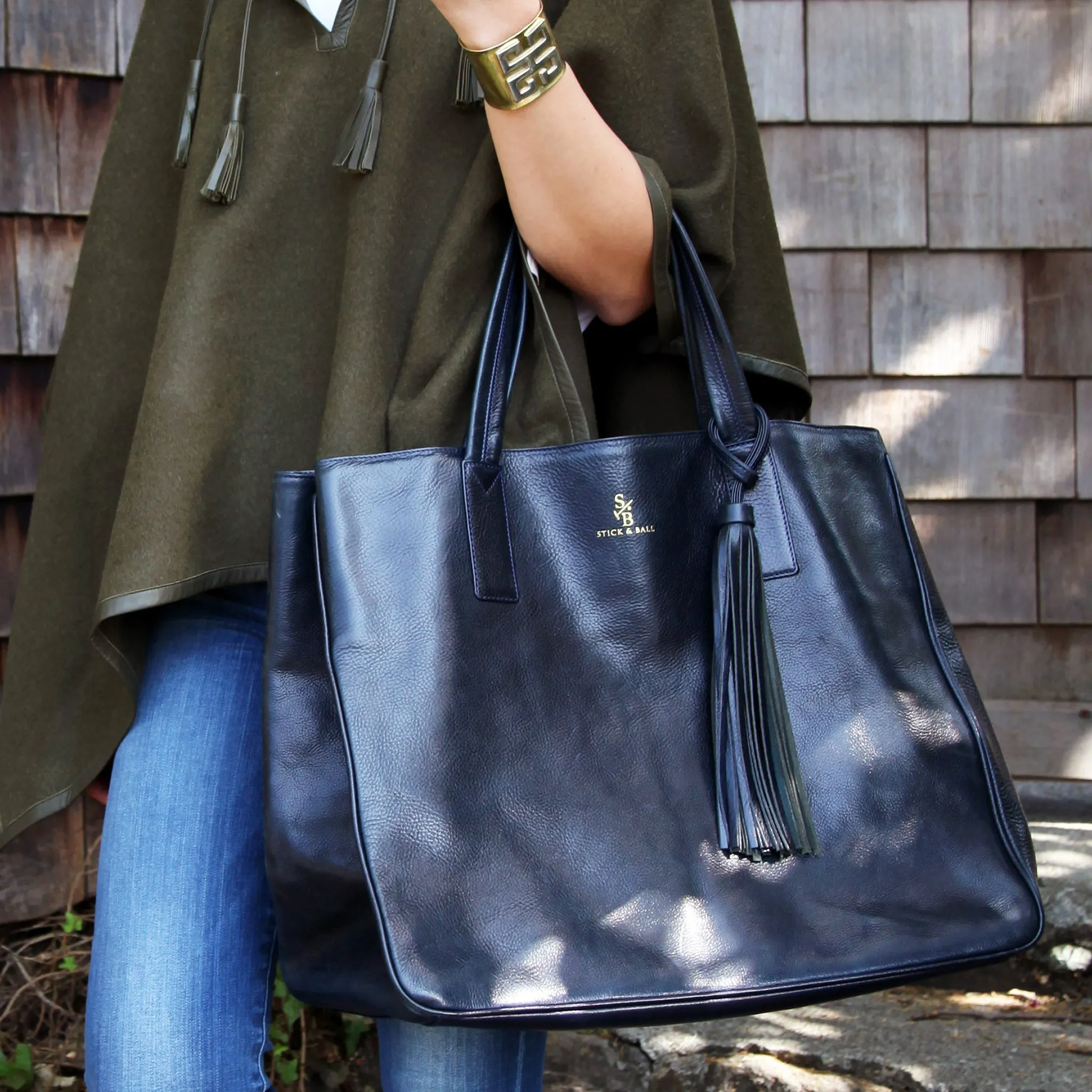 Leather Wellington Weekender