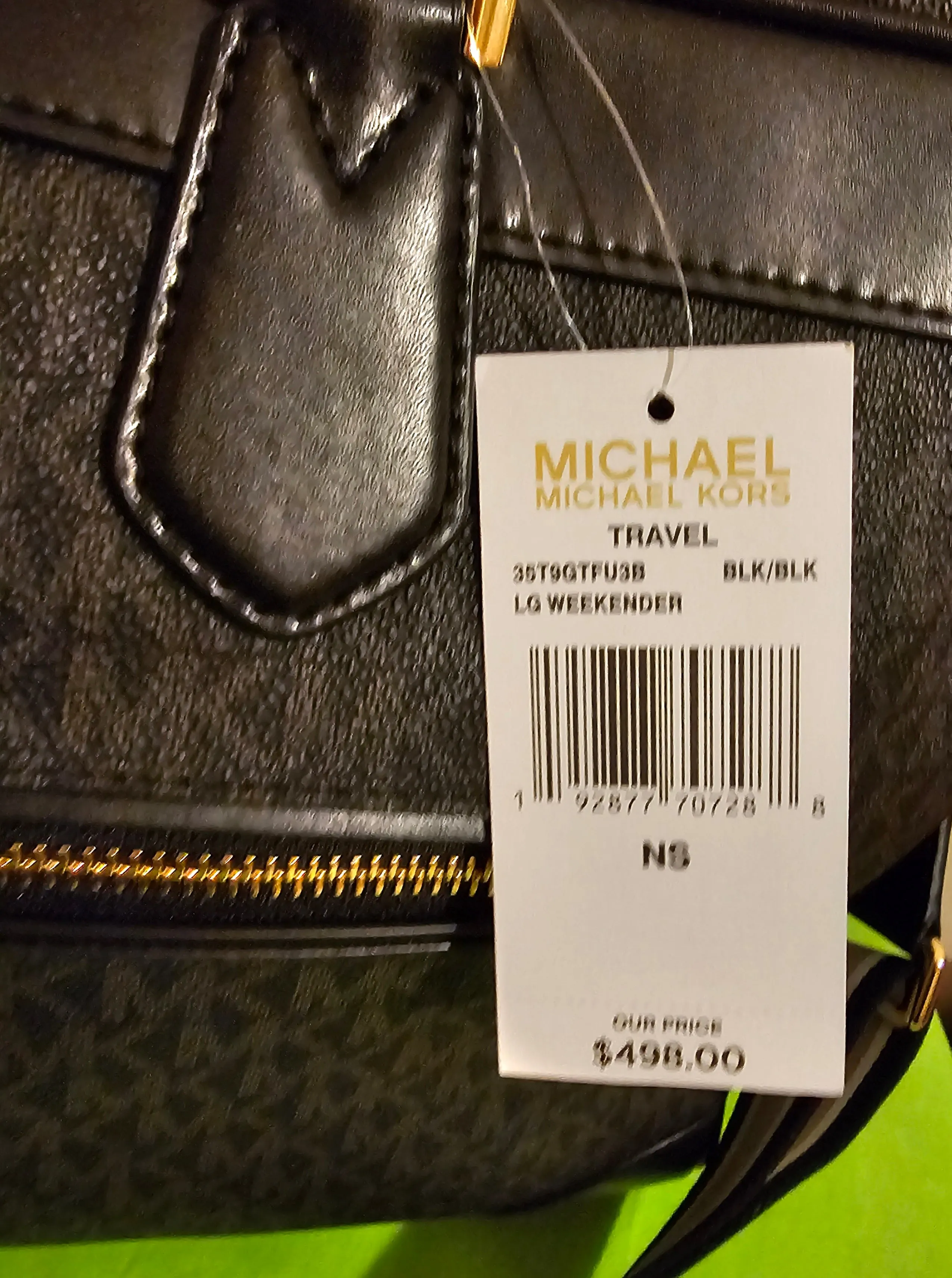Michael Kors Large Weekender Overnight Tote Duffel
