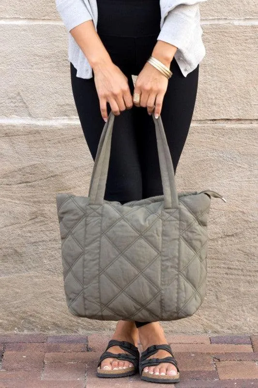 Oakly Quilted Tote