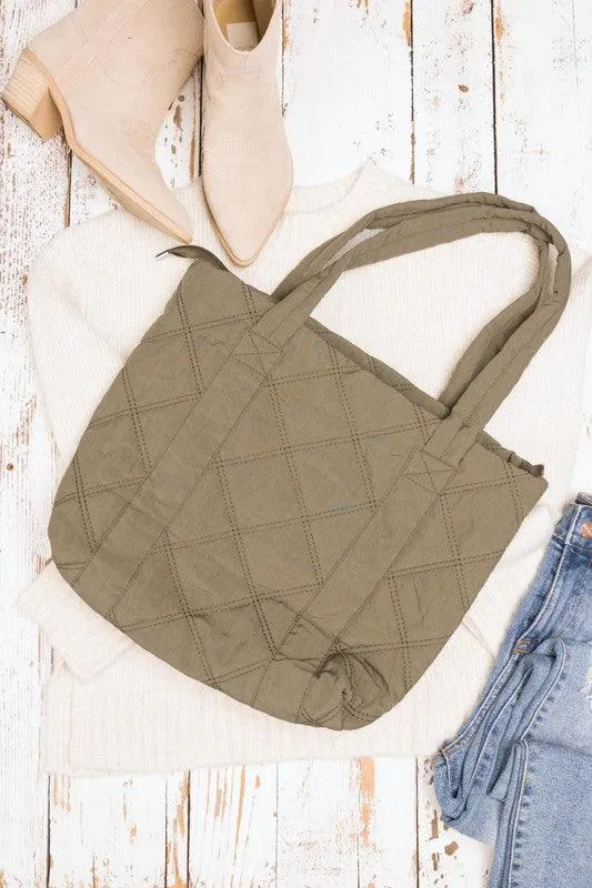 Oakly Quilted Tote