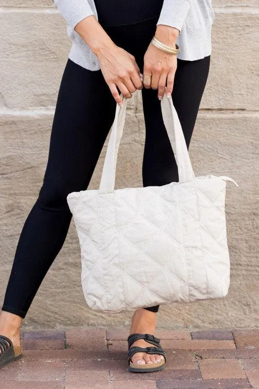 Oakly Quilted Tote