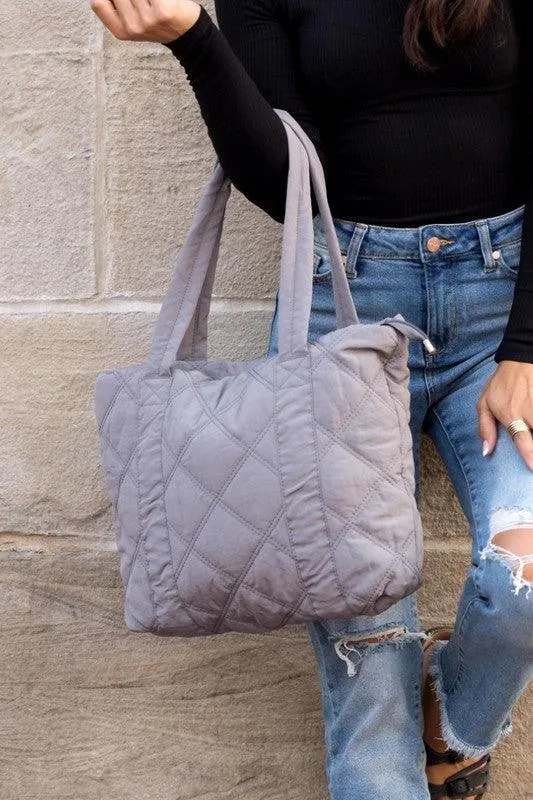 Oakly Quilted Tote