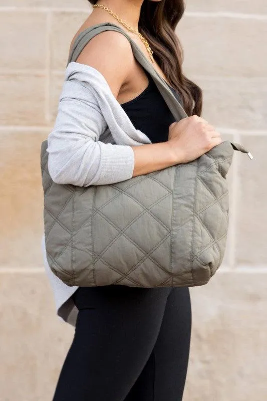 Oakly Quilted Tote