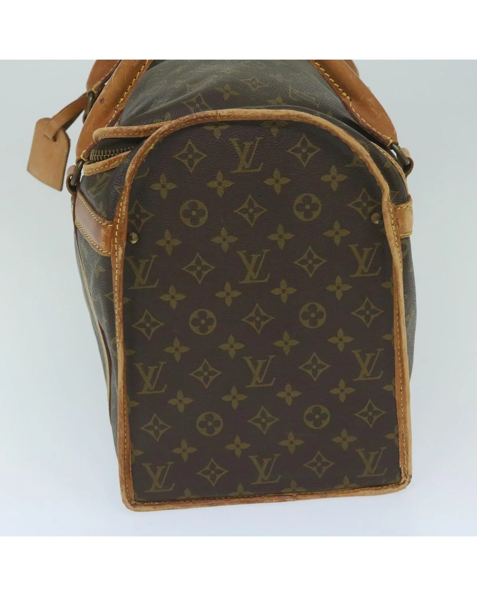 Pet Carry Bag made of Monogram Canvas by French Designer