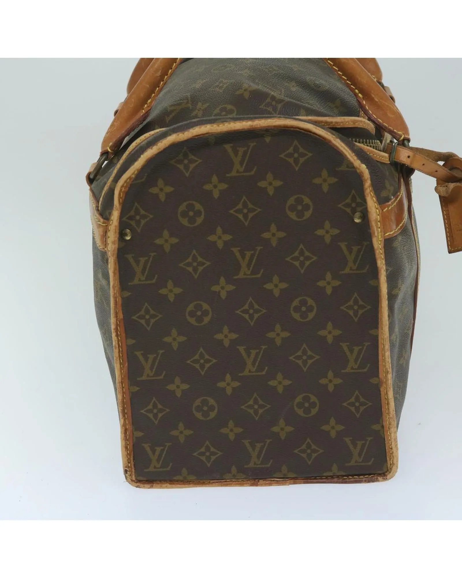 Pet Carry Bag made of Monogram Canvas by French Designer