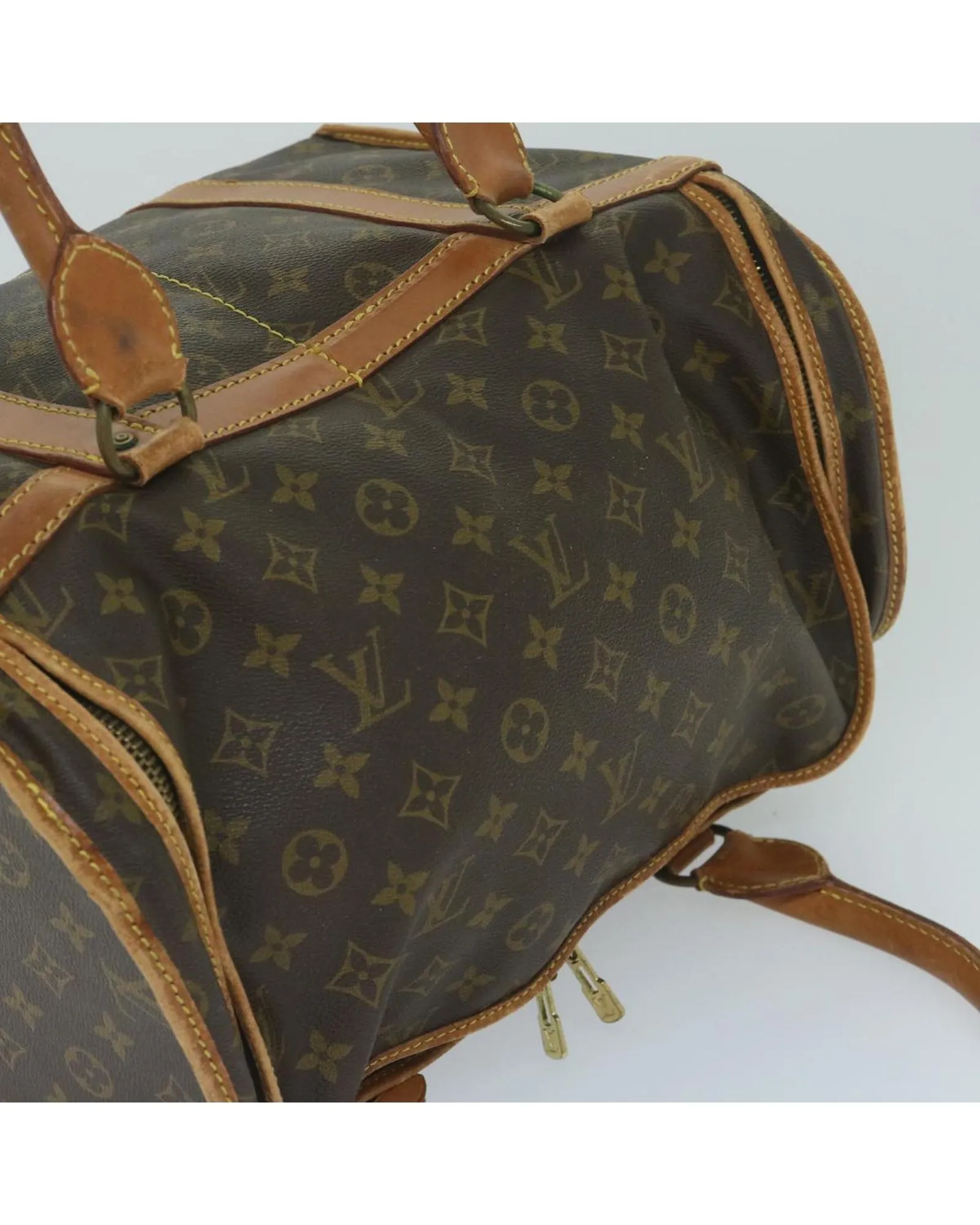 Pet Carry Bag made of Monogram Canvas by French Designer
