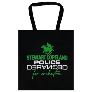 Police Deranged Black Tote