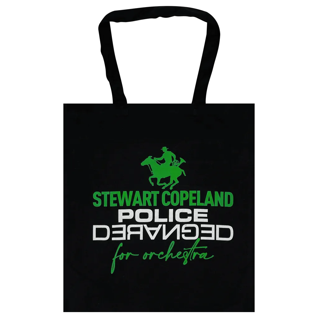 Police Deranged Black Tote