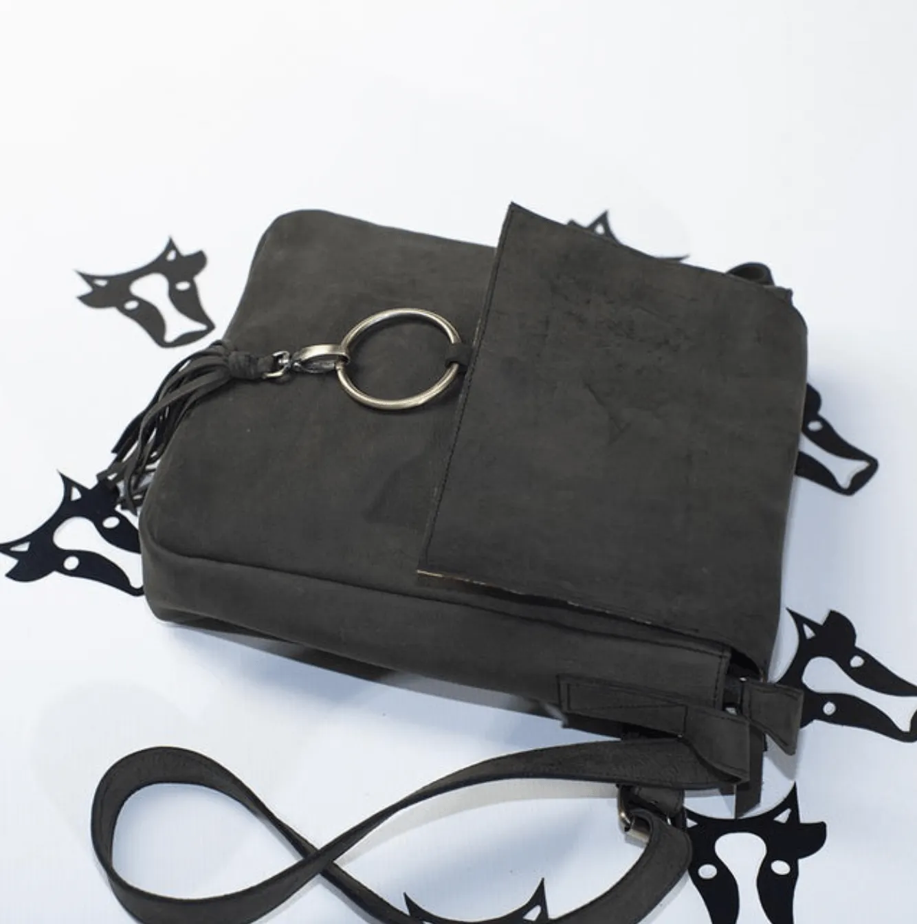Ring Satchel (crazy horse leather)