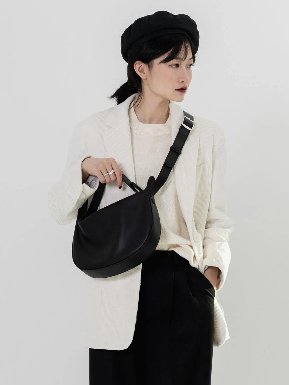 Saddle Vegan Leather Bag