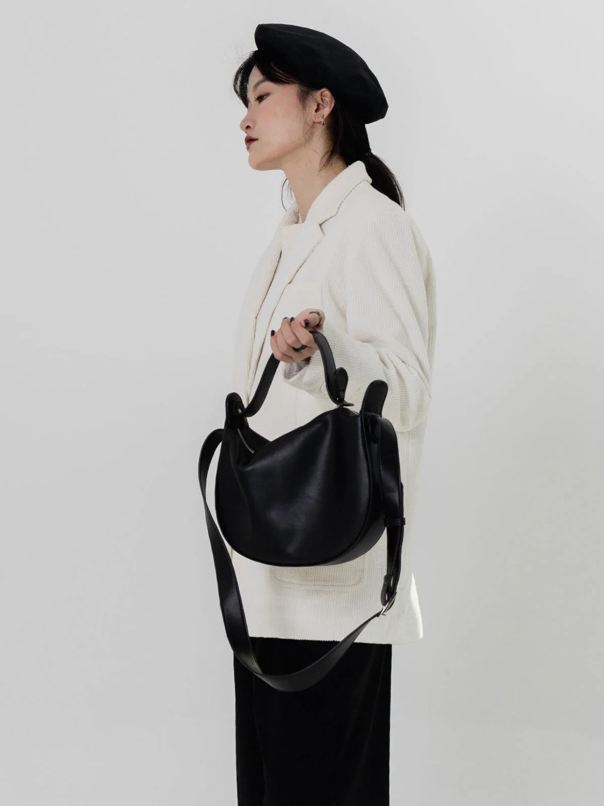 Saddle Vegan Leather Bag