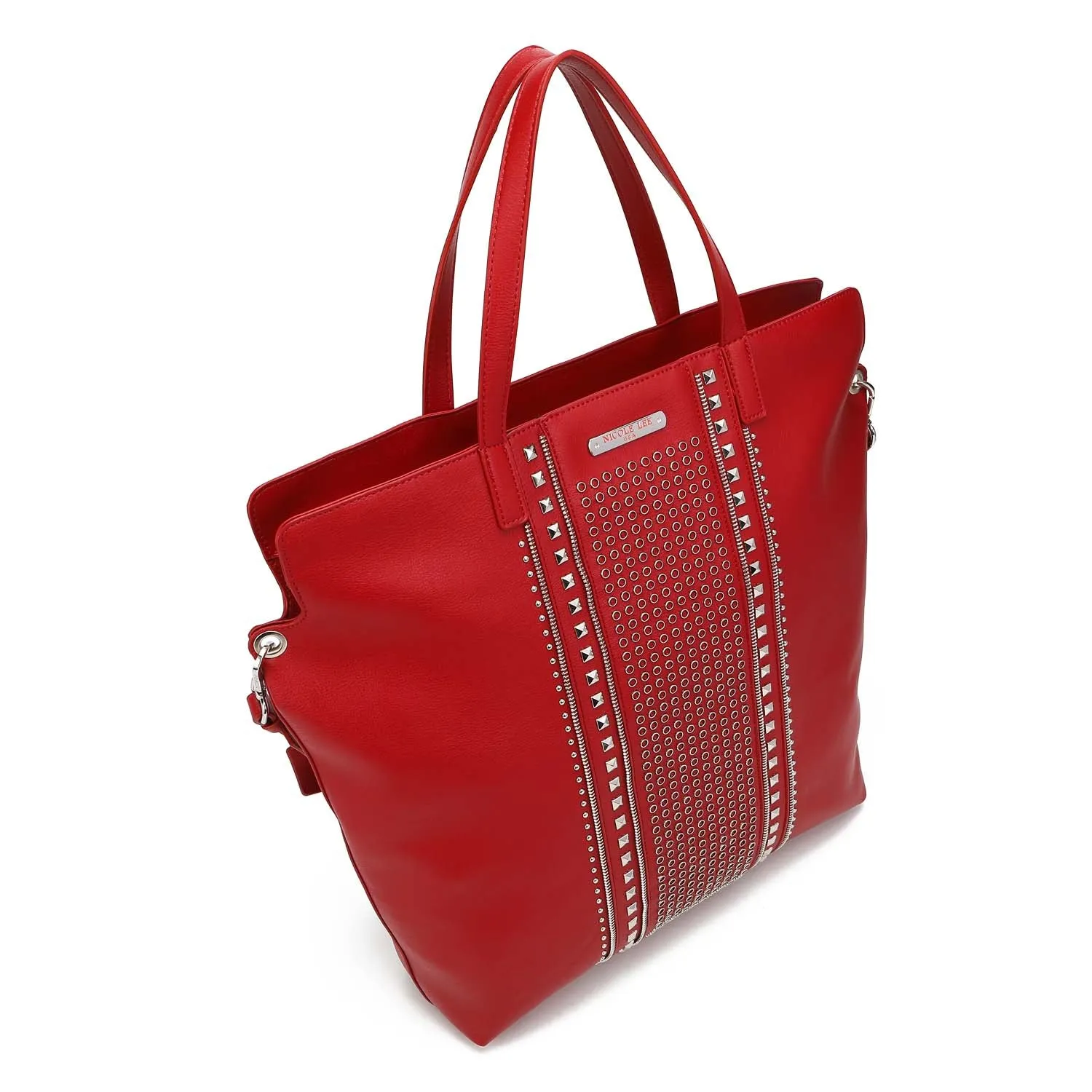 STUDDED X-LARGE TOTE