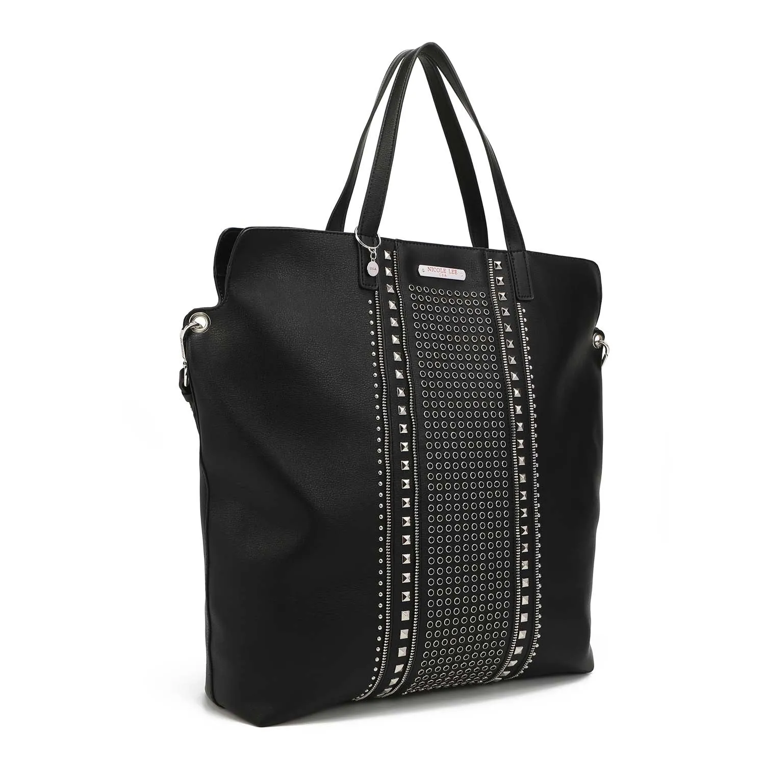 STUDDED X-LARGE TOTE