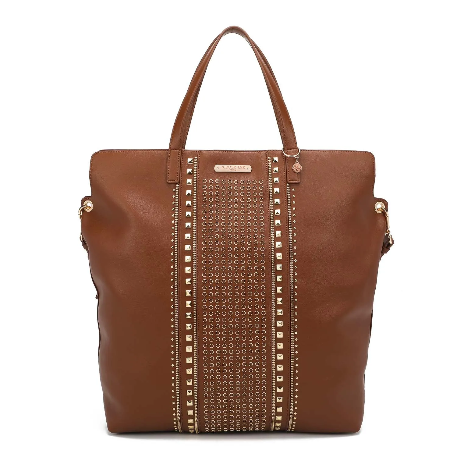 STUDDED X-LARGE TOTE