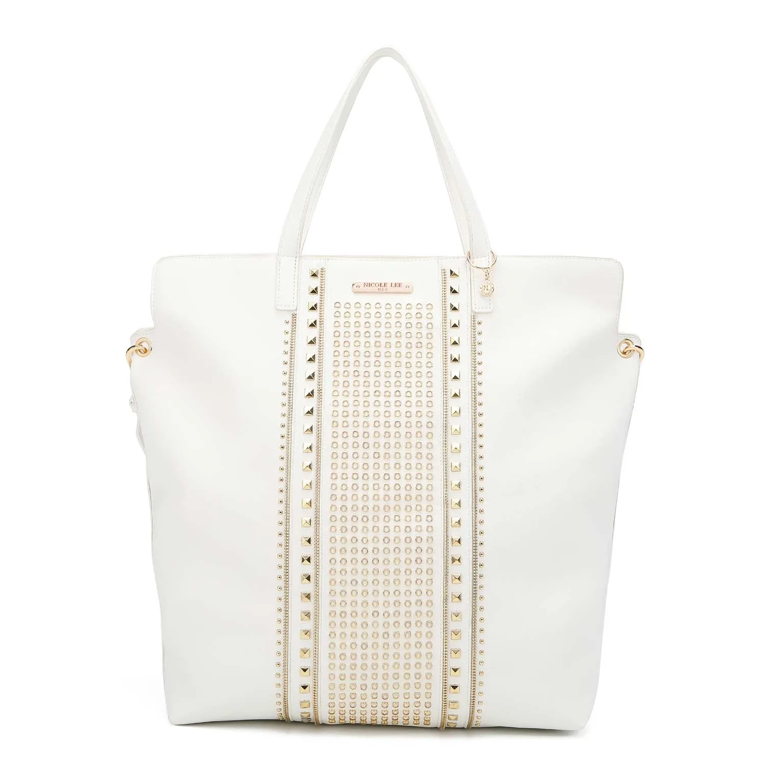 STUDDED X-LARGE TOTE