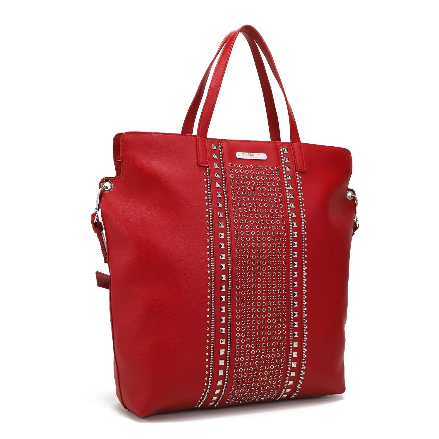 STUDDED X-LARGE TOTE