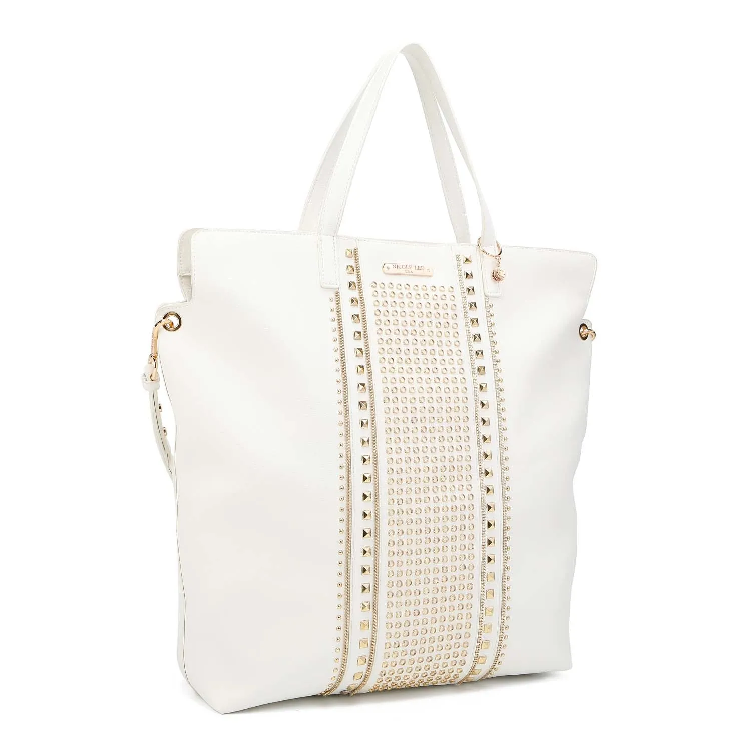 STUDDED X-LARGE TOTE