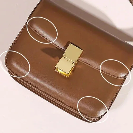 Uniwim Nash Boxy Leather Sling Bag