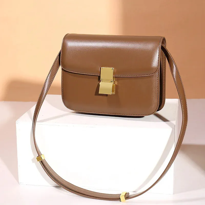 Uniwim Nash Boxy Leather Sling Bag
