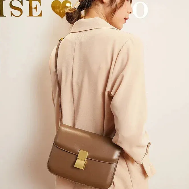 Uniwim Nash Boxy Leather Sling Bag