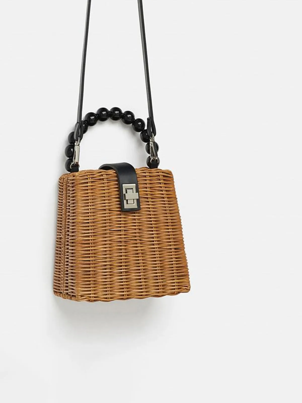 Wicker Woven Tote Bag