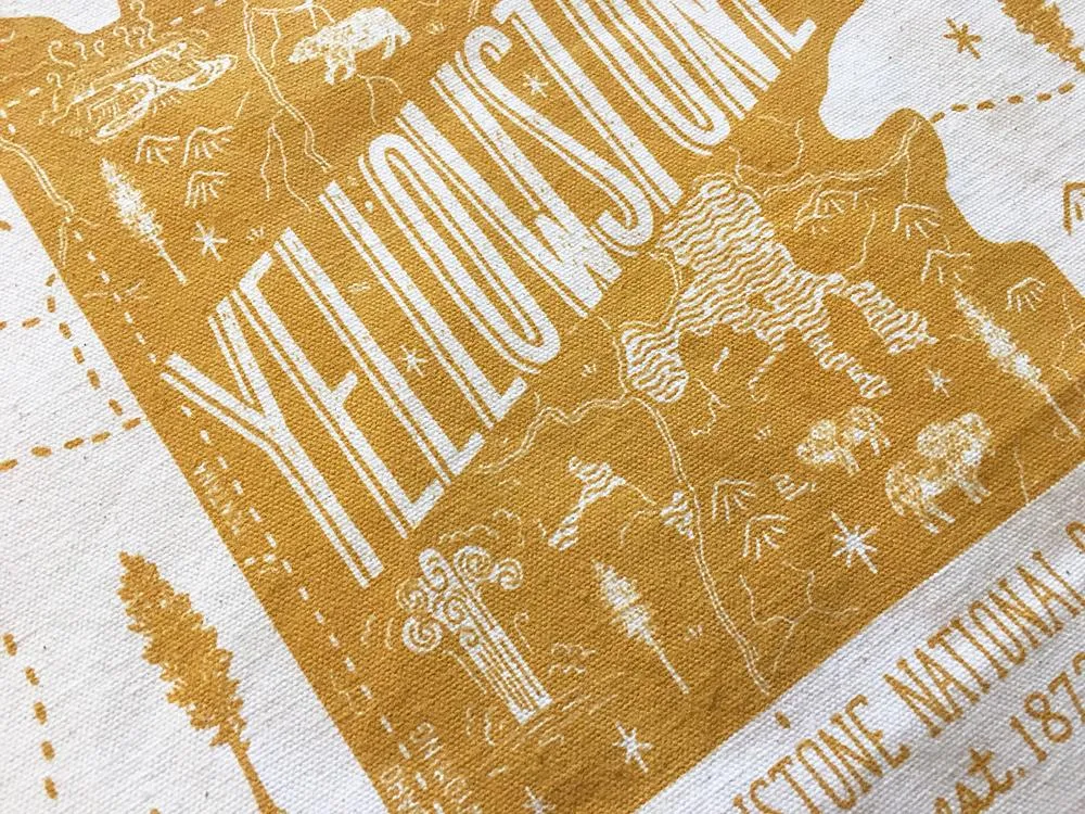 Yellowstone National Park, Tote Bag